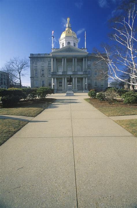 State Capitol of New Hampshire Stock Image - Image of patriotism ...