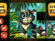 Cat Puzzle Slider | Play Now Online for Free - Y8.com