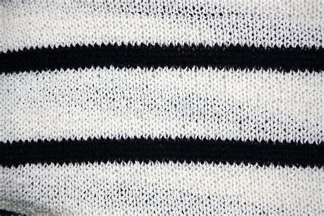 The Texture of the Yarn Material. White and Black Stock Photo - Image ...