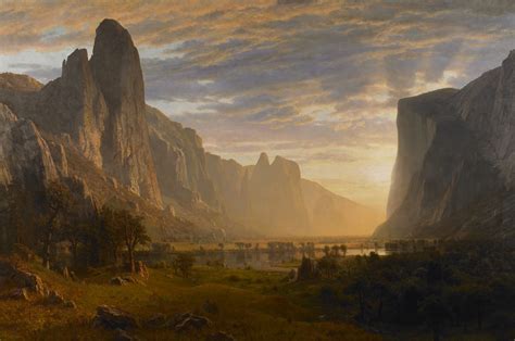 Albert Bierstadt - Looking Down Yosemite Valley, California (1865) : r/museum