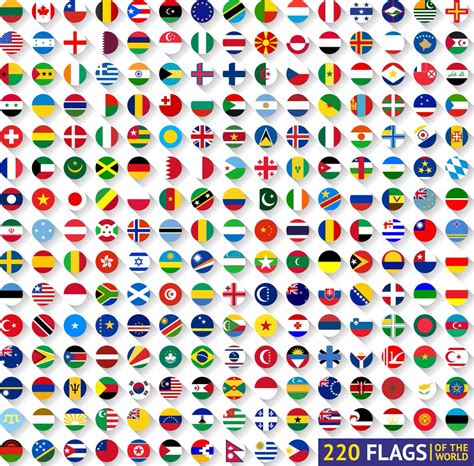 World Map Countries Flags Free Vector Free Psdvectoricons Images