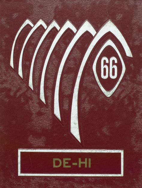 1966 yearbook from Deshler High School from Deshler, Ohio for sale