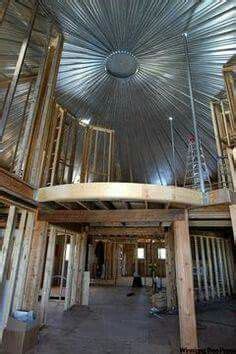 Grain bin converted to house.....inside view. Lovin this! in 2019 | Silo house, Grain silo, Pole ...