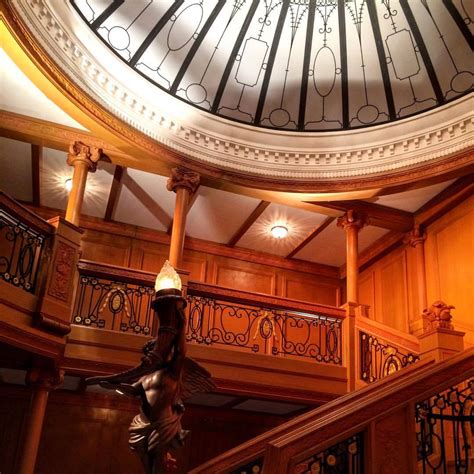 Chris Frame — A replica of the grand staircase aboard Titanic. - Maritime Historian, Author ...