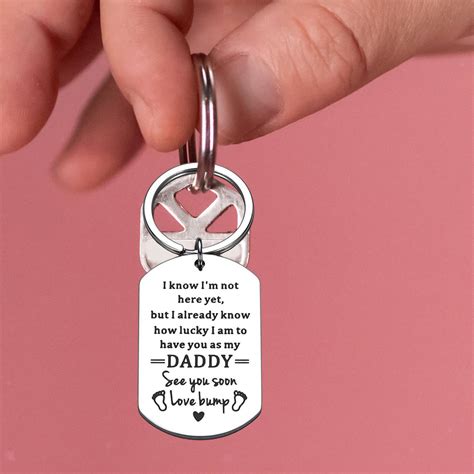 Father's Day Keychain Father's Day Gift Silver Purse Bag Accessories | eBay