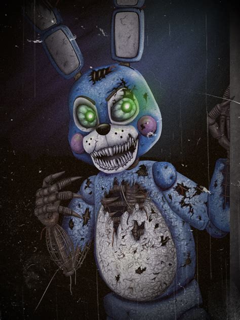 Nightmare Toy Bonnie by TangledMangle on DeviantArt