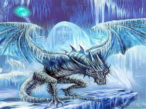 Ice Dragon Wallpaper - WallpaperSafari