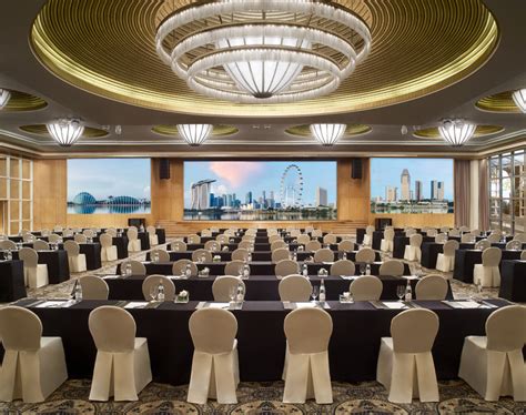 The Ritz-Carlton Singapore’s grand ballroom gets a tech-forward facelift