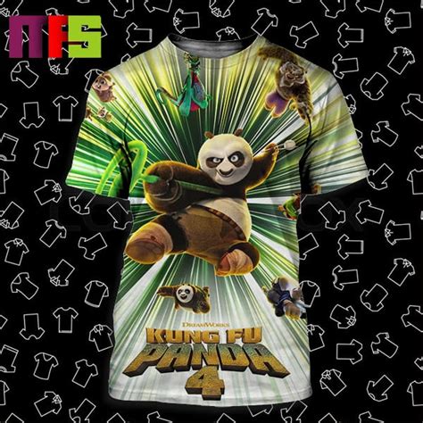 Kung Fu Panda 4 Official Poster Coming Soon In Theaters All Over Print Shirt - Masteez