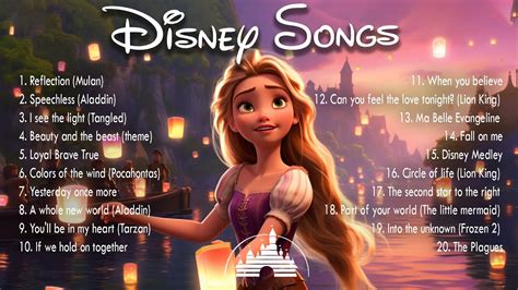 Walt Disney Songs Collection 2023 🌷🌷The Most Romantic Disney Songs 🧃 ...