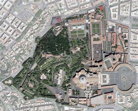 Satellite map of Vatican City : MapPorn