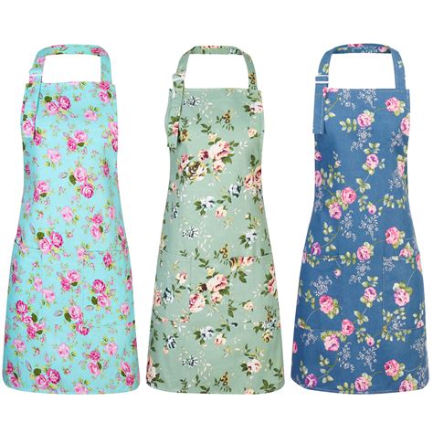 Relax love Cute Apron Polka Dot Aprons Ruffle Side Vintage Cooking Aprons with Pockets ...