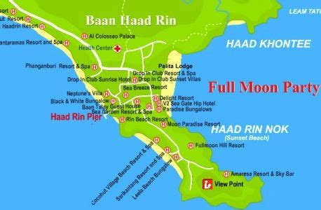 Koh Phangan Full Moon Party - 2019 Dates, Map & Accommodation