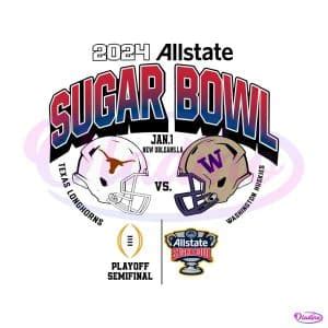 Washington Huskies vs Texas Longhorns Football SVG