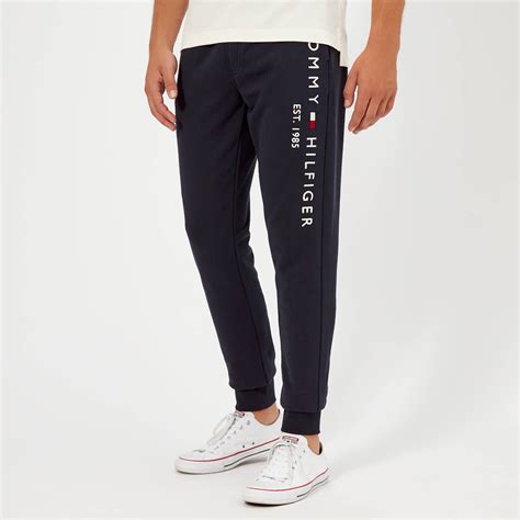 Tommy Hilfiger Cotton Sky Captain Basic Branded Joggers in Blue for Men - Lyst