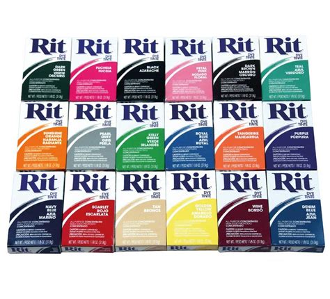 Rit Powder Dye - 20 Colours To Choose From – Sew It