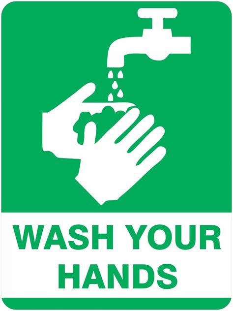 Wash Your Hands | Buy Now | Discount Safety Signs Australia