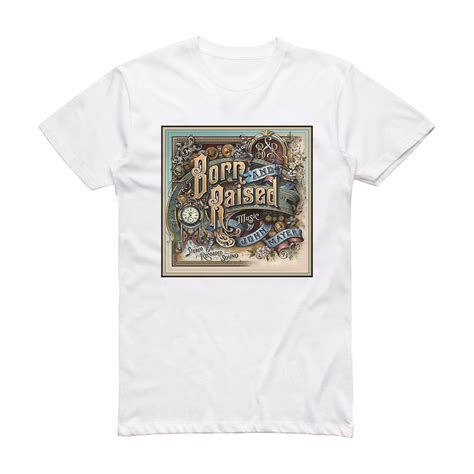 John Mayer Born And Raised Album Cover T-Shirt White – ALBUM COVER T-SHIRTS