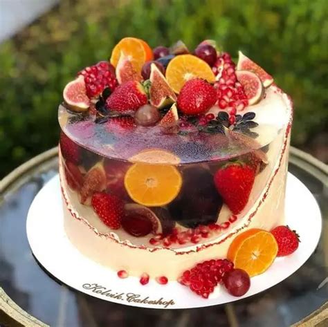 Jelly Fruit Cake Tutorials - Birthday Cake Ideas with fruits