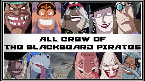 ONE PIECE : ALL CREW/MEMBER OF THE BLACKBEARD PIRATES - YouTube