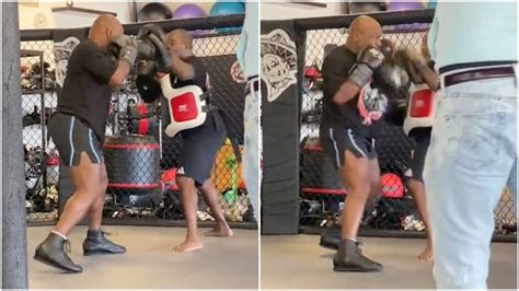 Mike Tyson shows he has still got it aged 55 in latest training clip