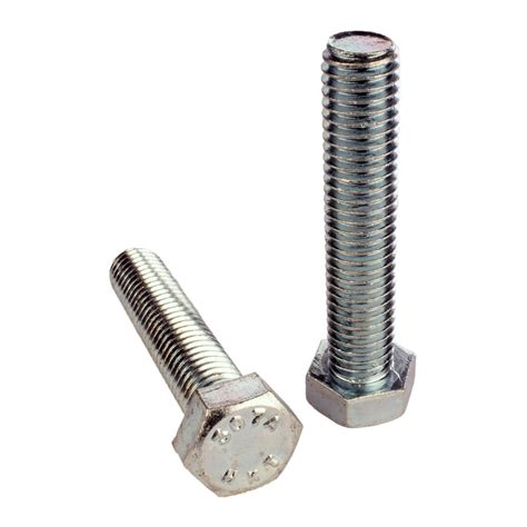 Grade 5, UNC, Zinc Tap Bolt - 3/8" x 2-1/2" | Construction Fasteners ...