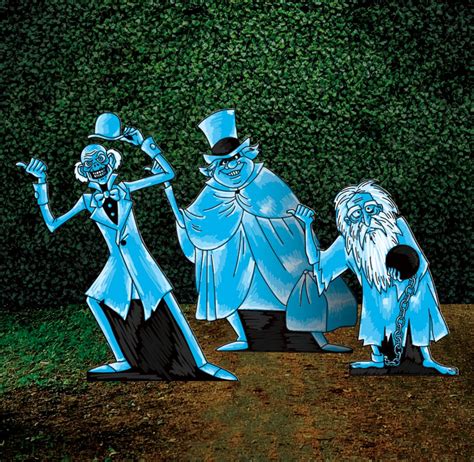 Haunted Mansion Hitchhiking Ghosts Halloween Yard Art, Yard Decoration ...