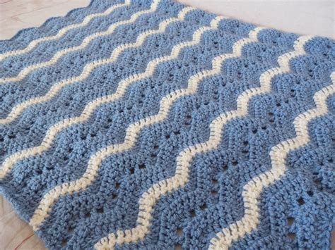 Crochet Baby Blanket Blue Crochet Baby Blanket Blue Baby | Etsy