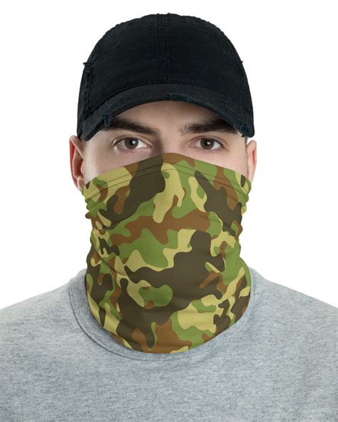 Camouflage Camo Face Mask Neck Warmer - Sporty Chimp legging, workout gear & more