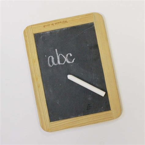 Vintage chalkboard slate school chalk tablet by OldCottonwood