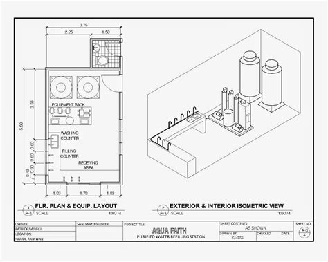 CAD SAMPLE (Water Refilling Station)