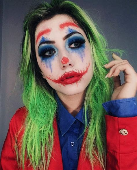 joker girl | Joker halloween makeup, Joker makeup, Halloween makeup ...