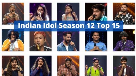 Indian Idol Season 12 top 15 contestants