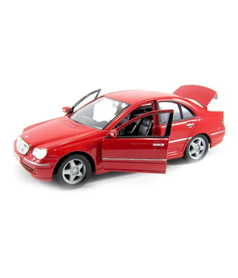 Welly Mercedes Benz C Class Red 1:24 Diecast Car Scale Model - Buy Welly Mercedes Benz C Class ...