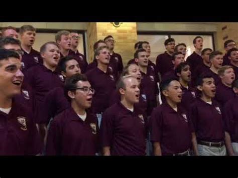 Texas A&M Singing Cadets "Texas A&M Fight Song" Open Rehearsal 2017 - YouTube