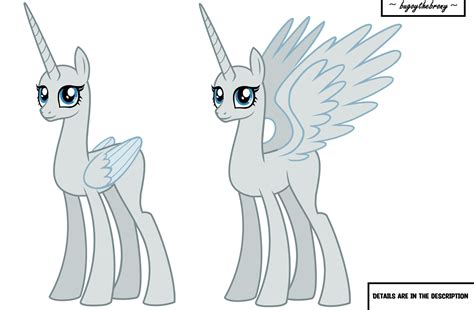 Alicorn Base by BugoytheBrony on DeviantArt