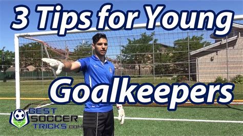 3 Tips for Young Soccer Goalkeepers | Goalkeeper, Coaching kids soccer, Soccer training