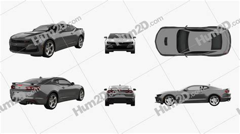 Chevrolet Camaro SS Blueprint in PNG - Download Vehicles Clip Art Images