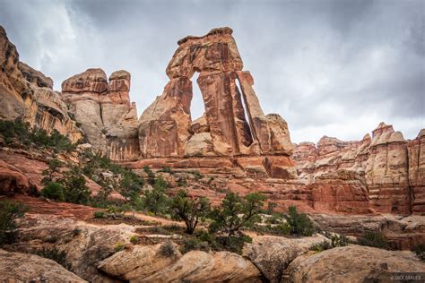 Stormy Druid Arch | Canyonlands National Park, Utah | Mountain Photography by Jack Brauer