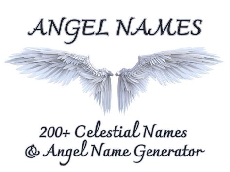 Angel Names – 200+ Celestial Angel Names for Your Darling Cherub | My Pet's Name