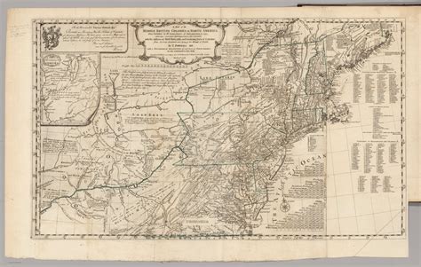 A Map of the Middle British Colonies in North America. First Published ...