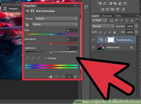How to Adjust Hues in Adobe Photoshop CS4: 13 Steps