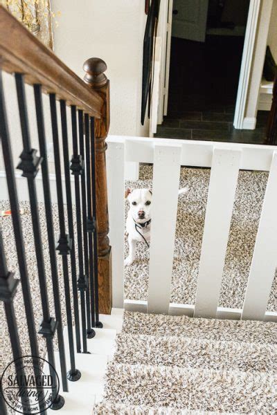 DIY-pet-gate-for-dogs - Salvaged Living