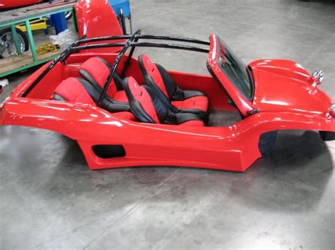 Meyers Manx - red Manxter 2+2 body kit with custom seats and vented ...