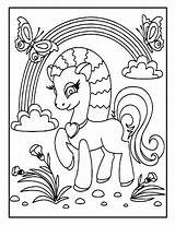 Unicorn coloring Pages free Printable  Virtwalk sketch template