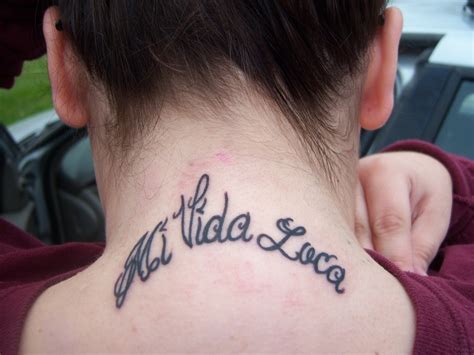 my tattoo mi vida loca means my crazy life | Tattoos, Tattoo quotes, I tattoo