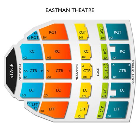 Eastman Theatre Seating Chart | Vivid Seats