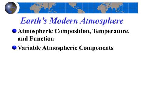 Atmospheric Composition