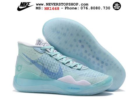 Giày bóng rổ NIKE KD 12 MINT BLUE hàng chất chuẩn ...