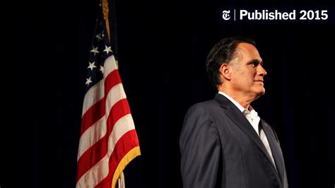 Mitt Romney Says He’s Considering a 2016 Presidential Run - The New York Times